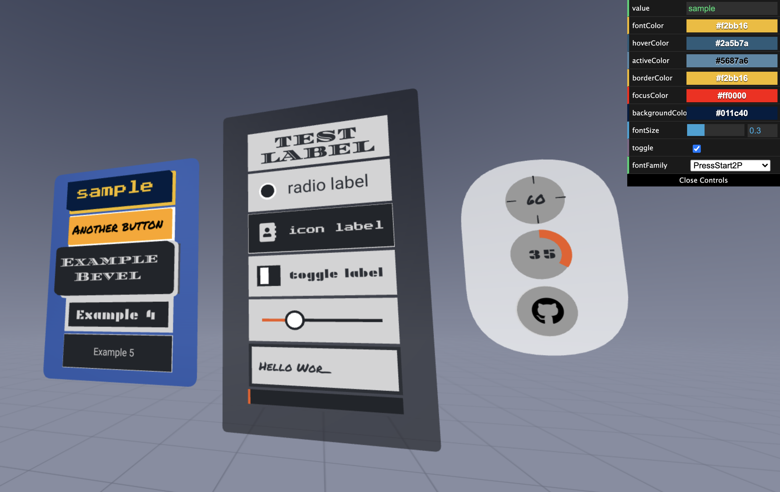 Cornell VR Giving — A-Frame WebVR interface